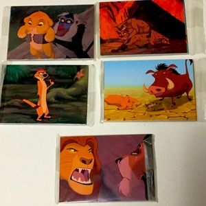 Lion king trading cards unopened packs